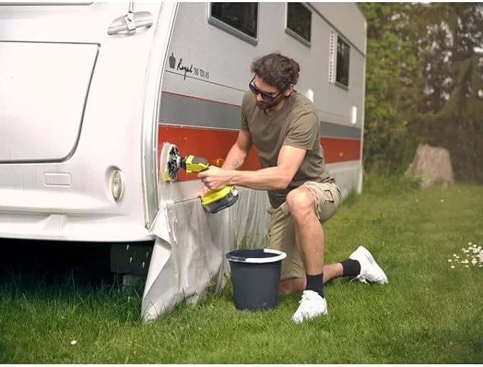 RYOBI ONEAND 18V Cordless Vortex Power Scrubber Tool ONLY P4510 | Battery and Charger Sold Separately