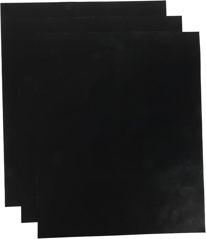 Hemoton 9sheets Non-stick Oven Liners Heat Resistant Baking Mats for Easy Clean-up Reusable and for Electric and Gas Ovens