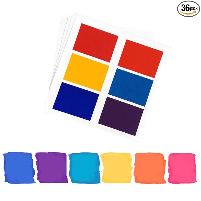 The Cookie Countess PYO Edible Paint Palettes 36 Pouch - Brights
