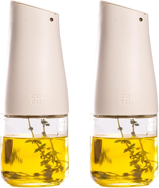 Zuutii Large Olive Oil Dispenser,Mini Oil Bottle Set,Oil Dispenser with Brush