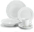 Mikasa French Countryside 5-Piece Place Setting, Cream