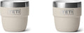 YETI Rambler 4 oz Stackable Cup, Stainless Steel, Vacuum Insulated Espresso/Coffee Cup, 2 Pack