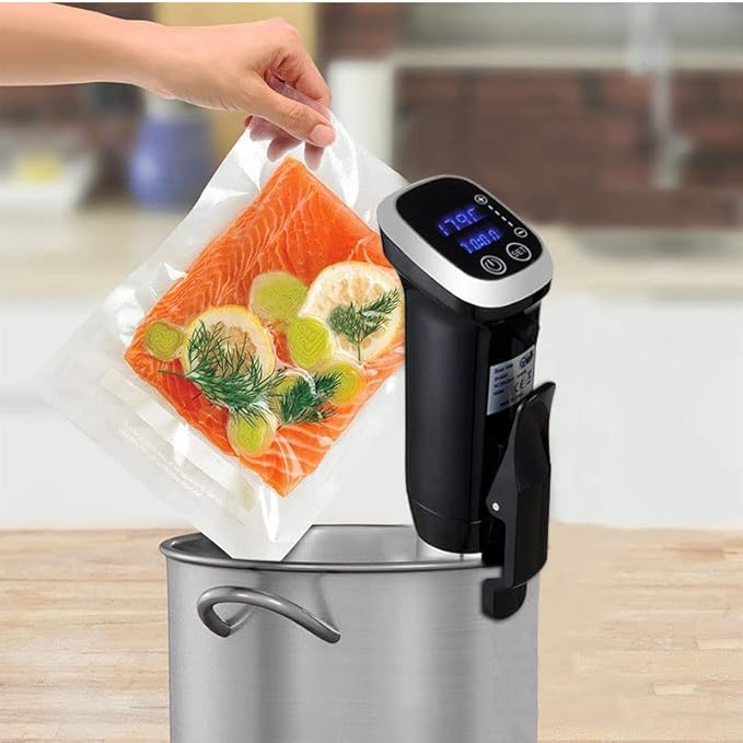 Sous Vide Cooker Immersion Circulator IPX7 Waterproof, 1800 Watts Vacuum Food Cooker, LCD Digital Display(US Plug, 110V)