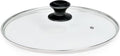 12 In Glass Lid for Frying Pan, Tempered Replacement Cover Compatible with All 12 inches Cookware for Skillets, Round Cast Iron, Cast Aluminium, Stainless Steel Pans &Pots