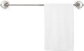 BOPai Extendable Suction Cup Towel Bar 17-28.5", Removeable Shower Door Mat Rod, Brushed Nickel