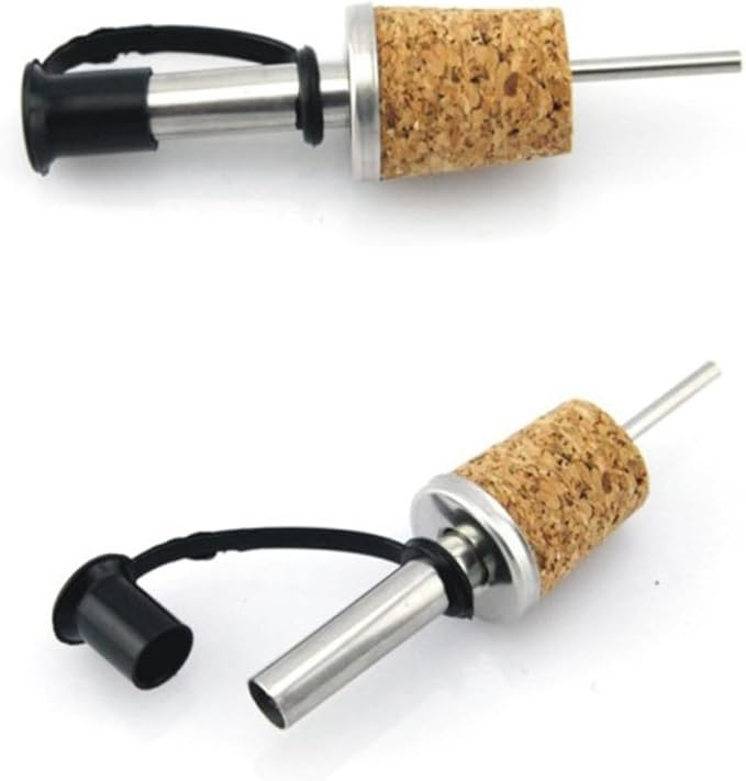 Ciieeo 2sets 8pcs Wine Cork Pourer Wine Spout for Airtight Sealing and Soda Bottles Home Bar Accessory 8pcs*2