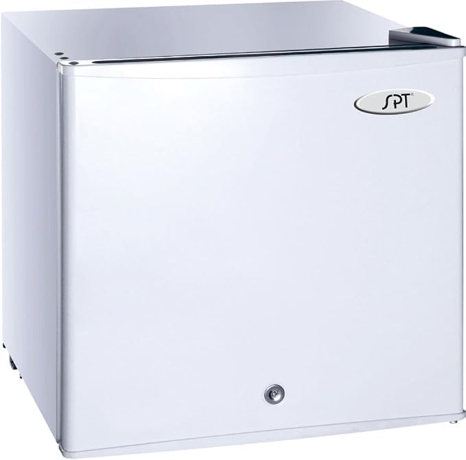 SPT UF-114W Upright Freezer, White, 1.1 Cubic Feet