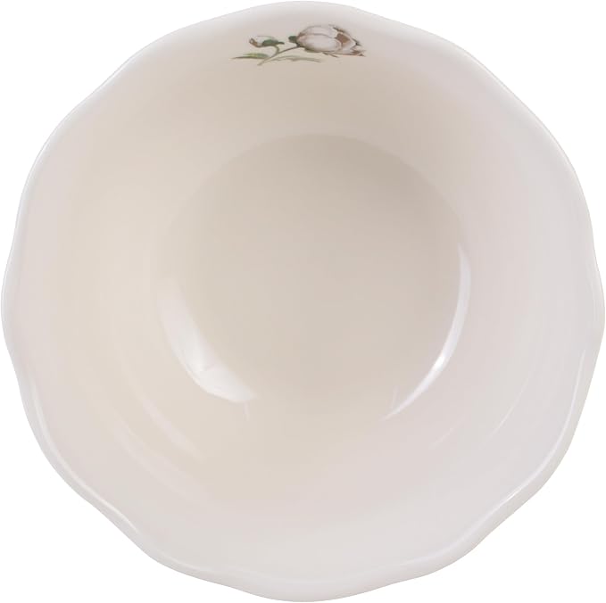 222 Fifth Luxe Peony Neutral Porcelain 12-Piece Dinnerware Set – Service for 4, Includes Dinner Plates, Salad Plates & Cereal Bowls, Glossy Finish, Dishwasher Safe, for Daily Dining & Entertainment