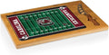 PICNIC TIME NCAA Icon Glass Top Cutting Board & Knife Set, Cheese Boards Charcuterie Boards, Serving Platter, (Parawood & Bamboo)