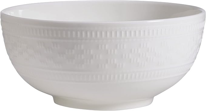 Mikasa Haven Bone China Lightweight Chip Resistant 12 Piece Dinnerware Set, Service for 4 White
