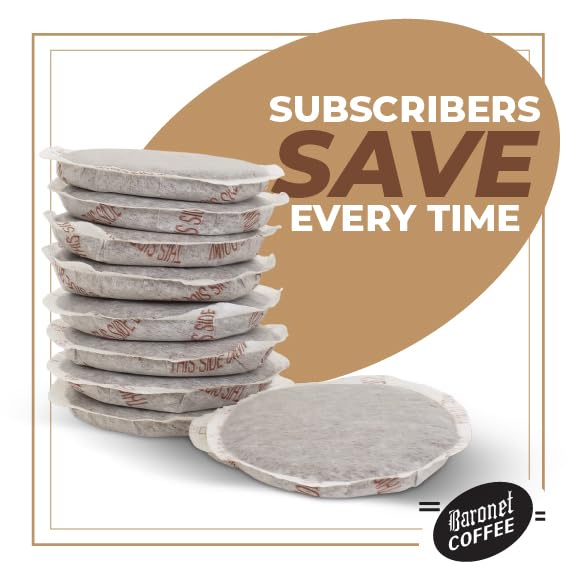 Baronet Coffee Pods [Mocha Java-54 Pods] Flavored Single Cup Use, Like Senseo, [3 Boxes of 18 Single Serve 10 Gram] Regular Strength, Medium Roast [Mocha Java]
