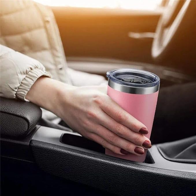 Blue Stainless Steel 20oz Travel Mug for Hot/Cold Beverages