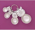 Basic Spirit Décor Measuring Spoons Cats, Home Decorative kit, Set of 4