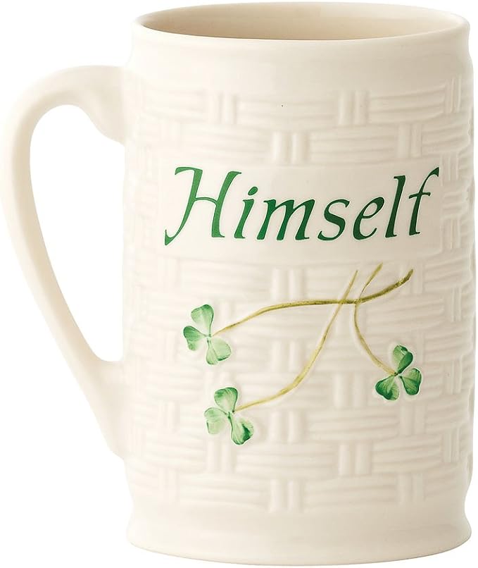 Belleek Classic Himself Mug | Fine Parian China | Made in Ireland