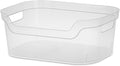 Clear Plastic Storage Bins, 8-Pack Medium Open Front Organizer for Pantry, Kitchen, Fridge & Cabinet, 13" x 9.5" x 5.25 (1)