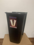 Waste-Eze; Adaptive,13 Gallon Kitchen/Office Trash Can, with Ergonomic, Easy-to-Use Design and Made in The U.S.A. - Black