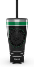 Tervis Traveler NBA Boston Celtics - Night Game Triple Walled Insulated Tumbler Travel Cup Keeps Drinks Cold & Hot, 30oz with Straw Lid, Stainless Steel