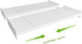 Expandable Closet Shelf Organizer, Adjustable Shelves Organizer, Storage Shelving Rack DIY Divider RV Separator for Cabinet Pantry Wardrobe Cupboard Kitchen, 2 Pack, Large