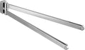 BGL Swivel Towel Bar Brushed Nickel,Two Arms Wall Mount Towel Hanger Holder for Bathroom Organizer