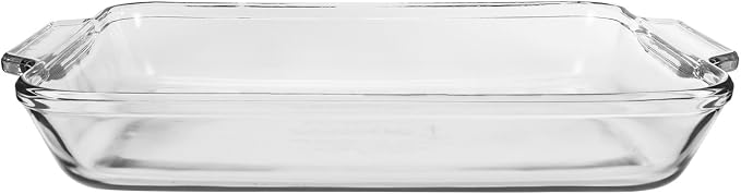 Anchor Hocking Glass Baking Dishes for Oven, 2 Piece Set (2 Qt & 3 Qt Glass Casserole Dishes)