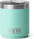 YETI Rambler 10 oz Ceramic Lined Lowball 2.0, Vacuum Insulated with MagSlider Lid, Seafoam