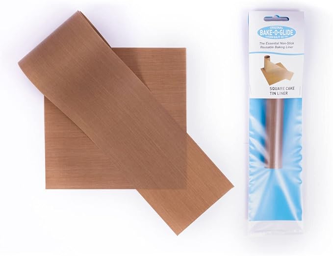 BakeoGlide 150mm / 6" Square & Frilled Wall Liner, Brown
