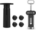 Wine Saver Pump and 3 in 1 Wing Corkscrew