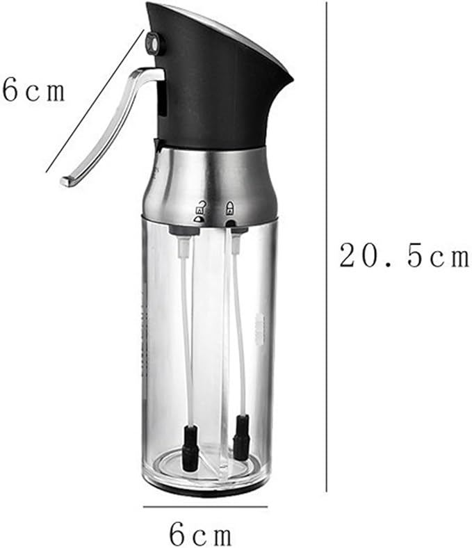 Olive Oil Dispenser Bottle Oil Sprayer 2pcs Adjustable Oil And Vinegar Spray Bottle Suitable For Air Fryer Salad Dressing, Barbecue Oil Sprayer For Cooking