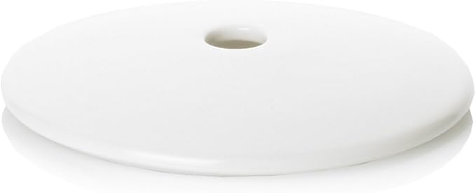 Tea Forte Porcelain Tea Cup and Lid, Steeps 8 oz., Microwave & Dishwasher Safe, Café Cup White