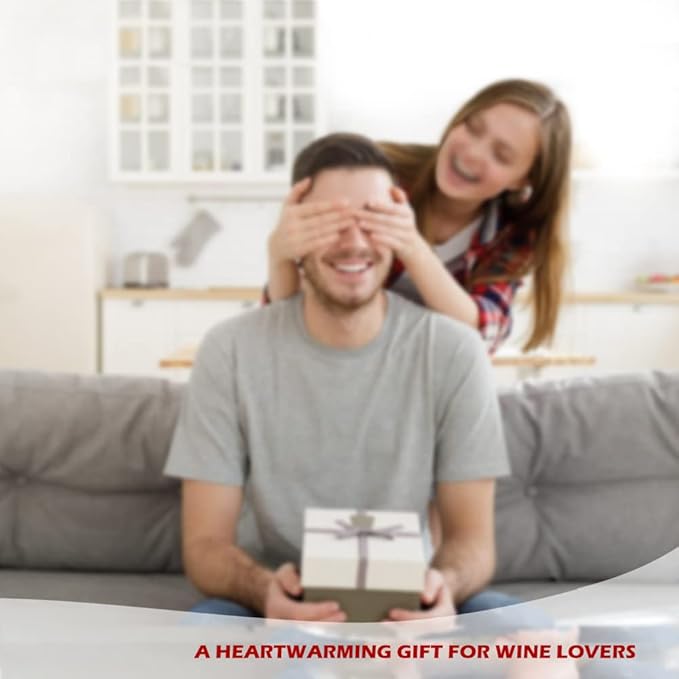 Electric Wine Aerator, 5X Faster Than Traditional Decanter, One-Button Operation, Portable Wine Aerator for Travel & Parties, Quick Charge 90 Mins for 35 Bottles, Ideal Gift for Wine Lovers