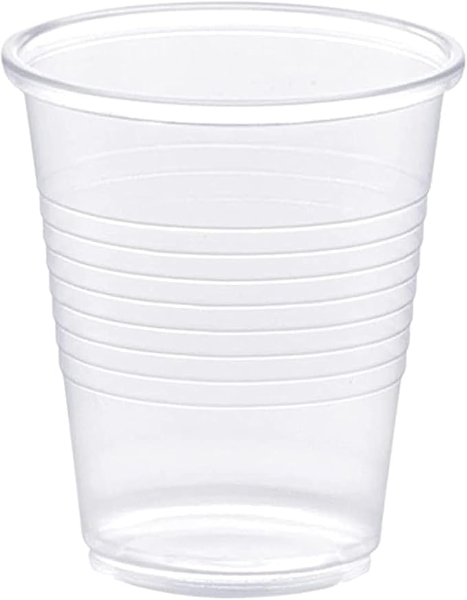 PAMI Disposable Plastic Cups, Bpa- Drinking Glasses for Parties, Cold Drinks, Smoothies, Jello, Cocktails (5 Oz - Case of 2400)