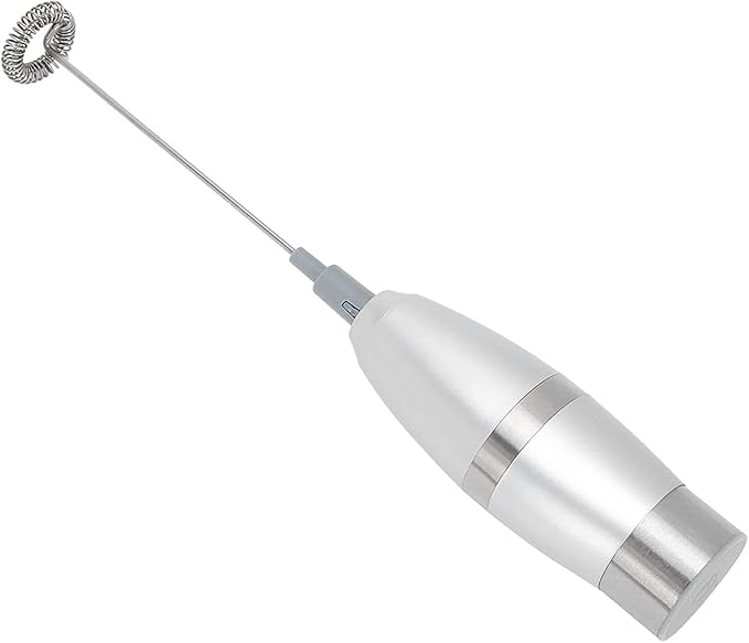 Milk Frother, Handheld Electric Milk Frother, Egg Beater, Automatic Glass Mix, Battery Operated, Electric Foam Maker, Kitchen Tool for