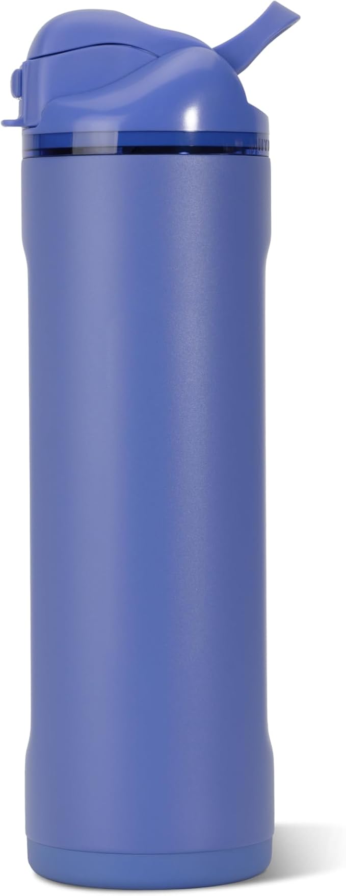 HydroJug Ease2o Water Bottle with Straw & Chug Lid, Stainless Steel, Vented Cap to Help Reduce Pressure, Water-Level Window, Cup Holder Friendly, Non-Slip Base – 24oz, Berry Pop