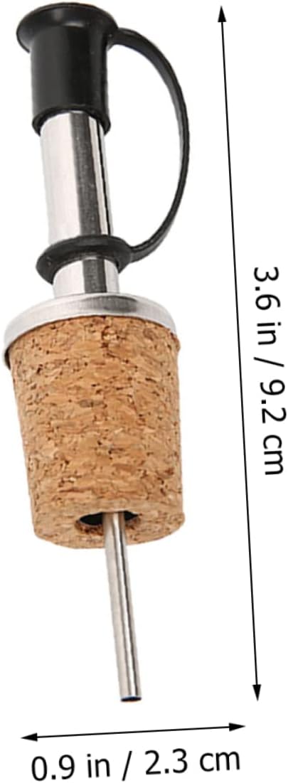 Ciieeo 2sets 8pcs Wine Cork Pourer Wine Spout for Airtight Sealing and Soda Bottles Home Bar Accessory 8pcs*2
