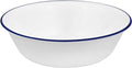 Corelle Dinnerware Set (4pc Set, Ocean Blues)-Set for 4 | Includes 4 x Cereal/Soup Bowls | 80% Recycled Glass | 3 X More Durable, Half the Space & Weight of Traditional Ceramic