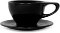 notNeutral Lino Porcelain Cup & Saucer Large Latte 12 oz (12 oz, 1)