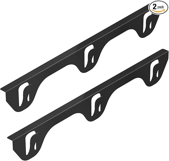Stove Gap Covers 316 Stainless Steel,Stove Gap Filler,Heat-Resistant Oven Side Gap Filler,Between Stove and Counter Slide In Range Trim Kit for Kitchen,2 Pack (23.2” Shiny Black)
