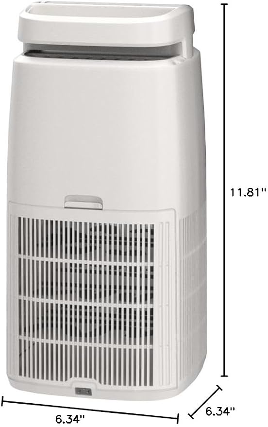 POMORON 4-in-1 Air Purifiers for Home, Air Ionizer Negative Ion Generator, True H13 Filter, UV, Covers 1250 Ft² 99.97% Removal Rate for Pollen Smoke Pet Dander Air Cleaner for Bedroom, MJ002H, White