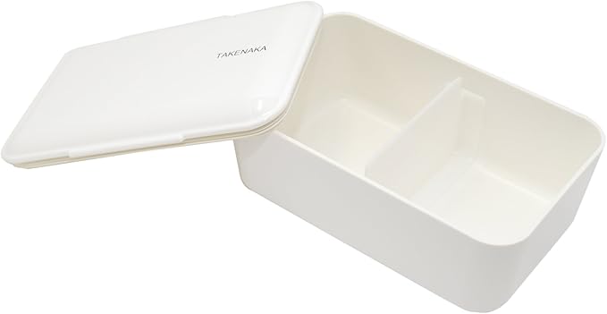 TAKENAKA Bento Bite from, Eco-Friendly and Sustainable Japanese Style Bento Lunch Box (Coconuts White)