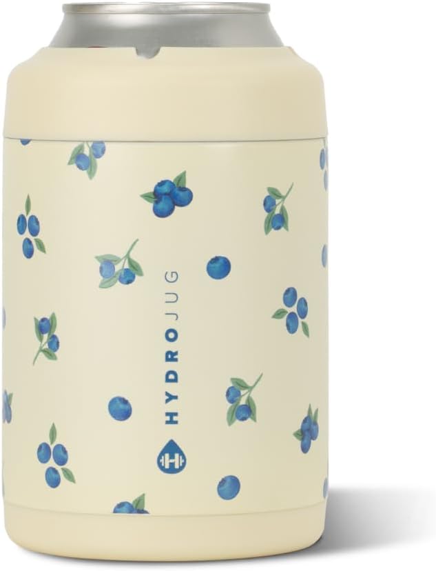 HydroJug Can Cooler 12 oz, Stainless Steel Can Holder, Freshly Pick'd