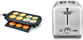 BELLA Electric Griddle (Copper/Black) and 2 Slice Toaster