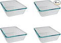 Snapware 6-Cup Total Solutions Glass Container (4-Pack) - Made in USA
