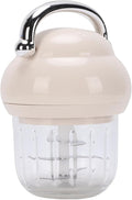 Fockety Electric Garlic Chopper, 350ml Portable Cordless Mini Food Processor, Rechargeable Veggie Chopper Garlic Grinder Masher, Wireless Blender for Vegetable, Fruits, Baby Food