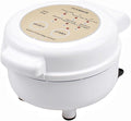 Hyvance Smart Fried Egg Cooker, Automatic Fried Egg Maker for 6 Features like Sunny Side Up, Over Easy, Fully Cooked & More. Auto Power Off, Alarm, Round Shape, Non Stick Coating (White)