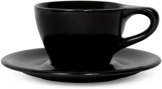 notNeutral Lino Porcelain Cup & Saucer Small Latte 8 oz (8 oz, 1)