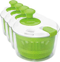 Cuisinart Large Spin Stop Salad Spinner- Wash,Spin & Dry Salad Greens,Fruits & Vegetables,5qt,CTG-00-SAS1,(Pack of 4)