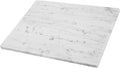 Natural Carrara White Marble Cutting Board for Kitchen, 16 x 20 Inch Marble Slab Pastry Board With Non-Slip Feet for Baking, Cheese, Charcuterie, Chocolate