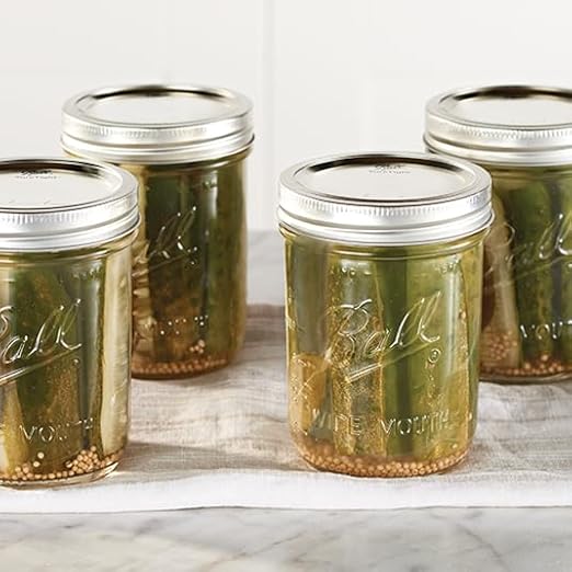Ball Glass Mason Jars Regular Mouth 16oz (Pack of 24) with Lids and Bands, Used for Canning, Pickling, Juice, Jam, Jelly