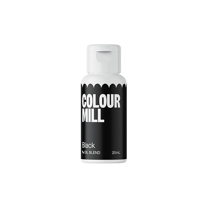 Colour Mill Oil Blend Food Coloring, 20 Milliliters Black