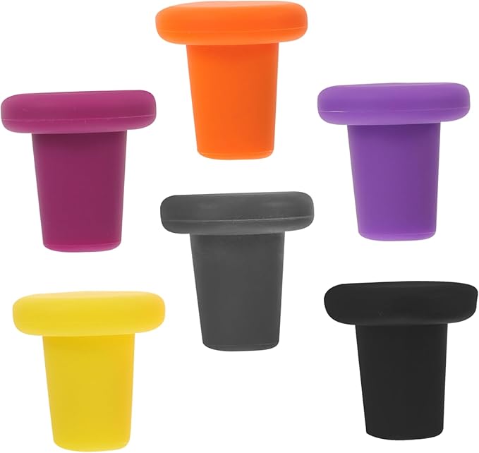 ULTECHNOVO 30pcs Silicone Wine Stoppers Reusable Bottle Sealing Plugs for Airtight Closure Deep for Wine and Parties